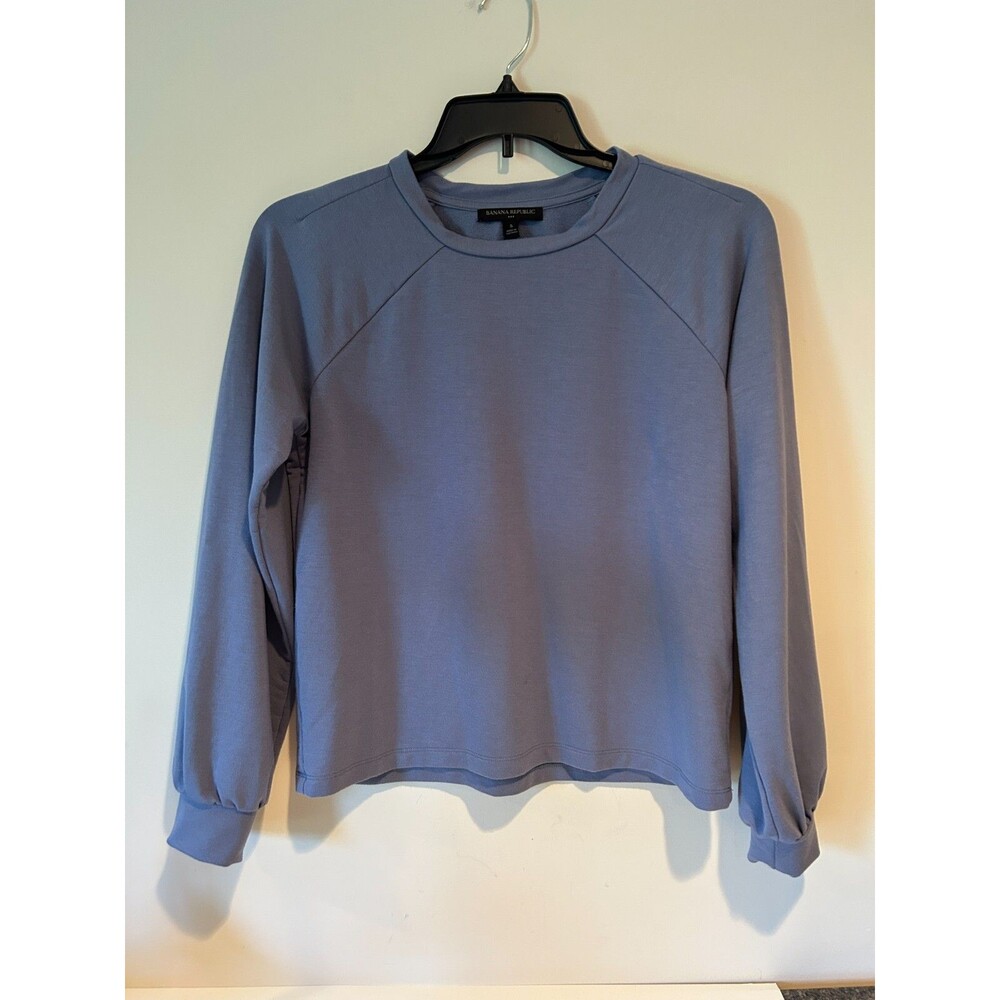 Banana Republic Long Sleeve Top Women's Size S Blue EUC